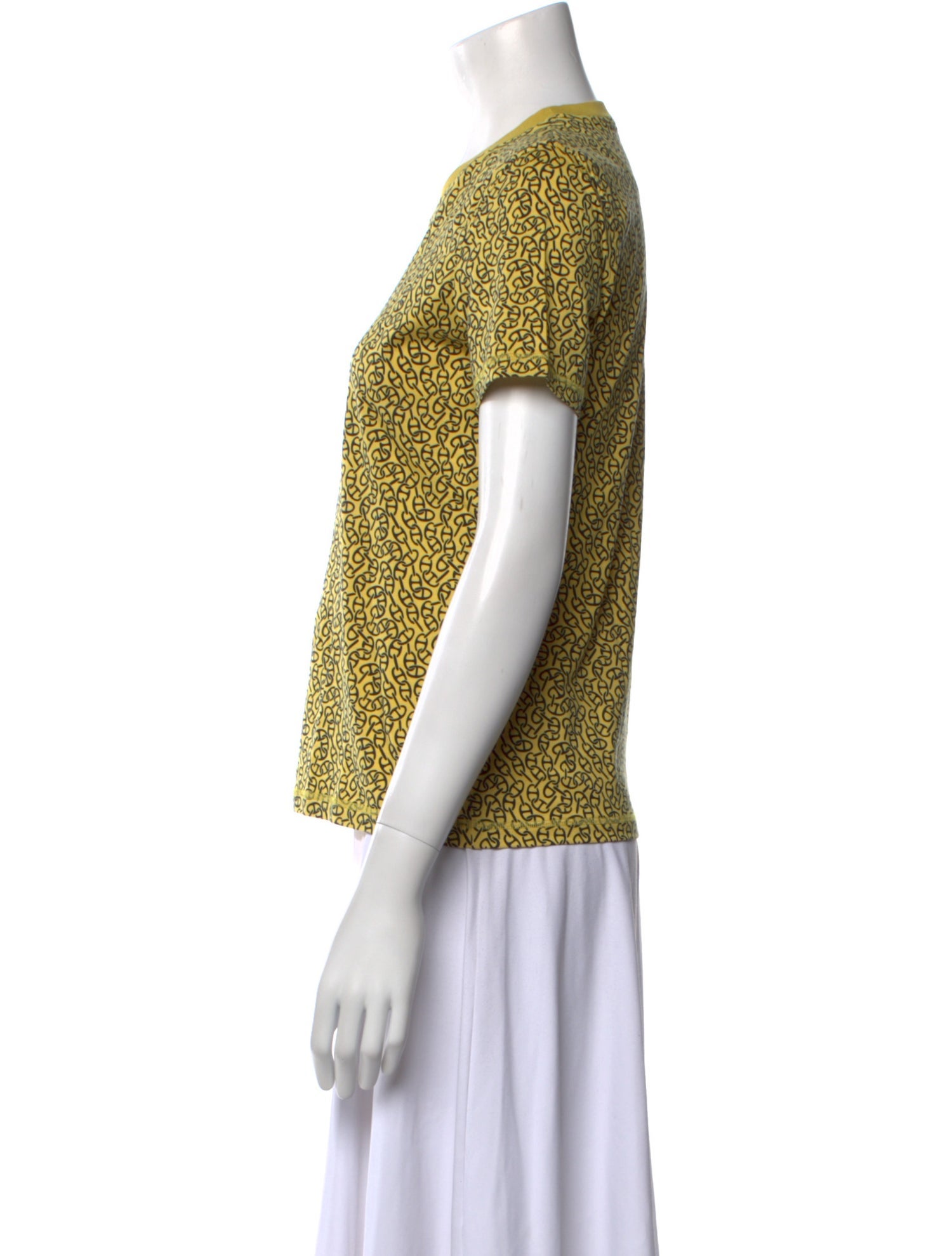 Hermès Printed Crew Neck T-Shirt